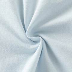 Dave&Bella Summer Toddler Girls White/Light Blue Flutter Sleeve Cotton Comfortable T-Shirt