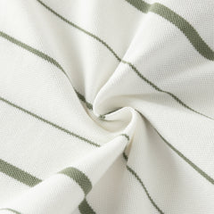 Dave&Bella Toddler Boys Summer White/Green College-style Formal Lightweight Polos