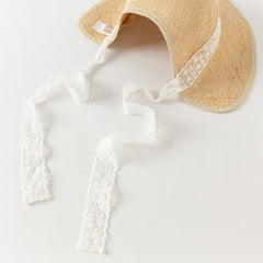 Dave&Bella Summer Toddler Girls Stylish Khaki Outdoor Sunscreen Hats