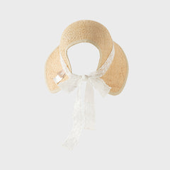 Dave&Bella Summer Toddler Girls Stylish Khaki Outdoor Sunscreen Hats