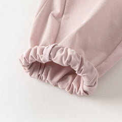 Dave&Bella Toddler Girls/Boys Summer Casual Pink/Green Loose Drawstring Pants