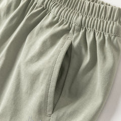 Dave&Bella Toddler Girls/Boys Summer Casual Pink/Green Loose Drawstring Pants