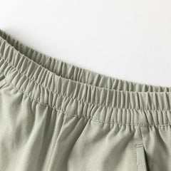 Dave&Bella Toddler Girls/Boys Summer Casual Pink/Green Loose Drawstring Pants