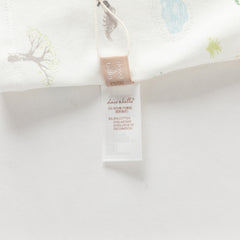 Dave&Bella Toddler Boys Summer Cute Animal Print White Short Sleeve College-style Polos