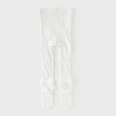 Dave&Bella Toddler Girls Summer Comfortable White Lightweight Footed Tights Leggings