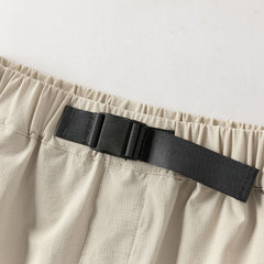 Dave&Bella Summer Kids Boys Comfortable Navy Blue/Khaki Straight-leg Wide Shorts