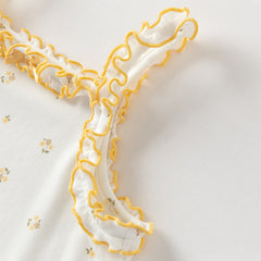 Dave&Bella Summer Toddler Girls Sweet Yellow/Red Sleeveless Stretchable Soft Tank Tops