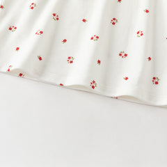 Dave&Bella Summer Toddler Girls Sweet Yellow/Red Sleeveless Stretchable Soft Tank Tops