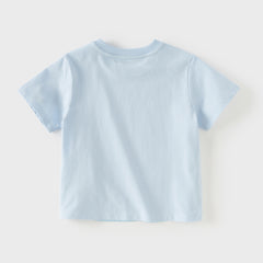 Dave&Bella Toddler Boys Summer Multi-color Cute Animal Print Breathable Cotton T-shirts