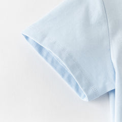 Dave&Bella Toddler Boys Summer Multi-color Cute Animal Print Breathable Cotton T-shirts