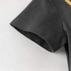 Dave&Bella Toddler Boys Summer Multi-color Cute Animal Print Breathable Cotton T-shirts