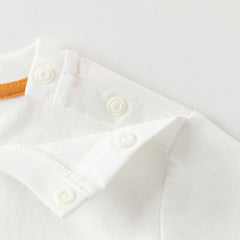 Dave&Bella Toddler Boys Summer Multi-color Cute Animal Print Breathable Cotton T-shirts