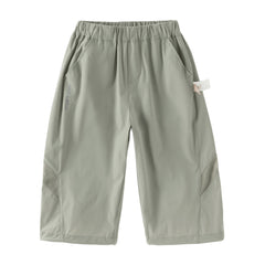 Dave&Bella Toddler Boys Summer Lightweight Straight-leg Loose Casual Pants