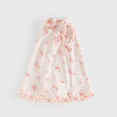 Dave&Bella Summer Toddler Girls Sweet Pink Fruit Print Chinese-style Sleeveless Party Dress