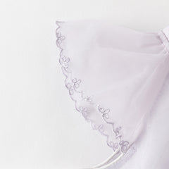 Dave&Bella Toddler Girls Summer Elegant Purple Butterfly Mesh Princess Dress