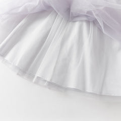 Dave&Bella Toddler Girls Summer Elegant Purple Butterfly Mesh Princess Dress