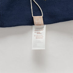 Dave&Bella Summer Toddler Boys Navy Blue Short Sleeve Breathable Cotton Polos