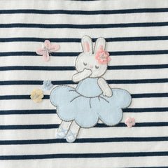Dave&Bella Toddler Girls Summer Stylish Striped Sleeveless Soft Cotton T-shirts