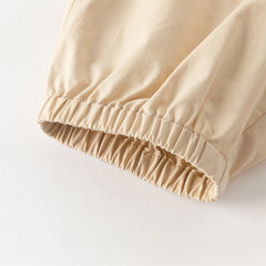 Dave&Bella Toddler Boys Summer Playful Crocodile Print Short Sleeve Top Long Pant Suits