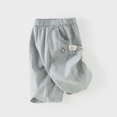 Dave&Bella Summer Toddler Girls/Boys Yellow/Grey/Pink Straight-leg Comfortable Pants