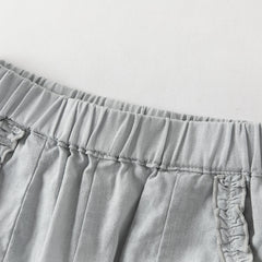 Dave&Bella Summer Toddler Girls/Boys Yellow/Grey/Pink Straight-leg Comfortable Pants