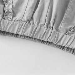 Dave&Bella Summer Toddler Girls/Boys Yellow/Grey/Pink Straight-leg Comfortable Pants