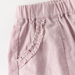 Dave&Bella Summer Toddler Girls/Boys Yellow/Grey/Pink Straight-leg Comfortable Pants