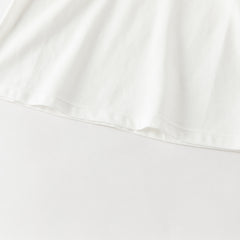 Dave&Bella Summer Toddler Girls Floral Print Cotton T-shirt Slip Dress Two-piece Dress