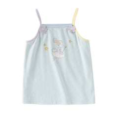 Dave&Bella Summer Toddler Girls Lightweight Stretchable Sleeveless Versatile Tank Tops