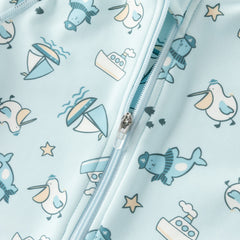 Dave&Bella Summer Toddler Girls/Boys Cute Print Pink/Blue Outdoor One-piece Swimwear