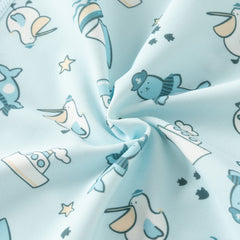 Dave&Bella Summer Toddler Girls/Boys Cute Print Pink/Blue Outdoor One-piece Swimwear