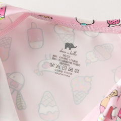 Dave&Bella Summer Toddler Girls/Boys Cute Print Pink/Blue Outdoor One-piece Swimwear