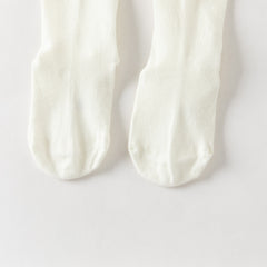 Dave&Bella Summer Kids Girls Gentle Beige Adjustable-waistband Stretchable Footed Tights