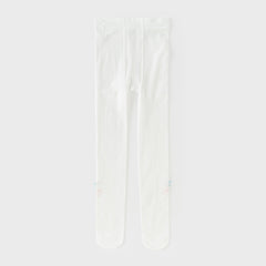 Dave&Bella Kids Girls Summer White Bow Slim Stretchable Footed Tights Leggings