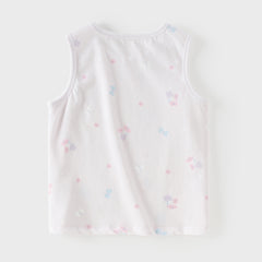 Dave&Bella Summer Toddler Girls/Boys Multi-color Playful Print Lightweight Tank Tops