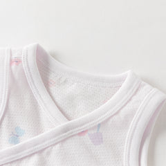 Dave&Bella Baby Girls/Boys Summer Multi-color Stretchable Playful Print Indoor Rompers