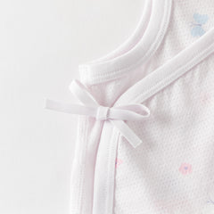 Dave&Bella Baby Girls/Boys Summer Multi-color Stretchable Playful Print Indoor Rompers