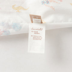 Dave&Bella Summer Toddler Girls Cute Sea World Print White Doll Collar Soft Cotton Shirts