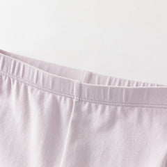 Dave&Bella Toddler Girls Summer Multi-color Cute Embroidery Comfortable Straight-leg Pants