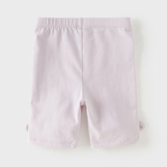 Dave&Bella Toddler Girls Summer Multi-color Cute Embroidery Comfortable Straight-leg Pants