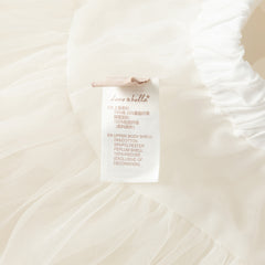 Dave&Bella Toddler Girls Summer Cute Pink/Beige High Waist Flared Mini Tutu Mesh Skirts