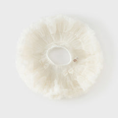 Dave&Bella Toddler Girls Summer Cute Pink/Beige High Waist Flared Mini Tutu Mesh Skirts