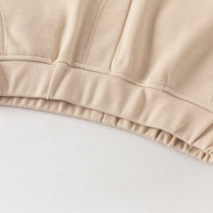 Dave&Bella Summer Toddler Boys Casual White Polo Collar Stretchable Top Shorts Sets