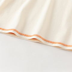 Dave&Bella Toddler Boys Summer Dinosaur-style Orange/Green Soft Cotton Casual T-shirts