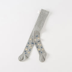 Dave&Bella Girls Autumn Grey Footed Tights Leggings