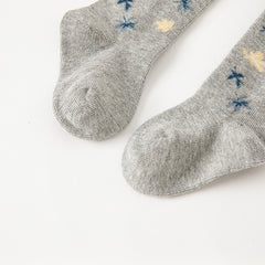 Dave&Bella Girls Autumn Grey Footed Tights Leggings