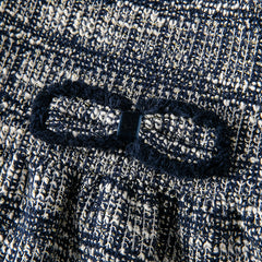 Dave&Bella Toddler Girls Autumn Classic Blue White Striped Princess Dress