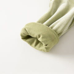 Dave&Bella Toddler Girls Autumn Chinese-style Green Mesh Birthday Dress