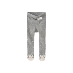 Dave&Bella Girls Autumn Grey Rabbit Style Footed Tights Leggings