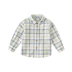Dave&Bella Kids Boys Cotton Fashion Formal Plaid Shirt Top